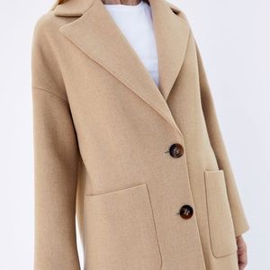 Zara Woman's Camel Oversized Trench XS